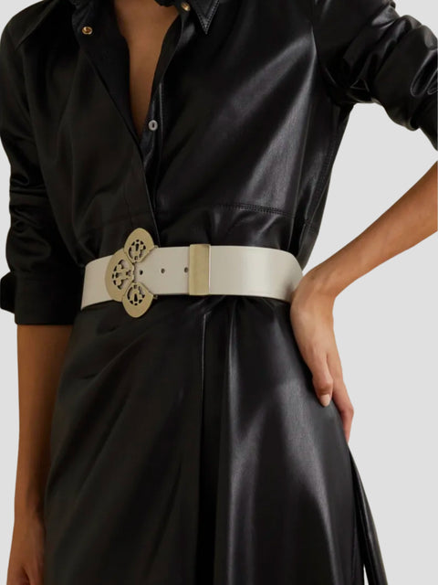 Adaria White Leather Wide Belt,Isabel Marant,- Fivestory New York