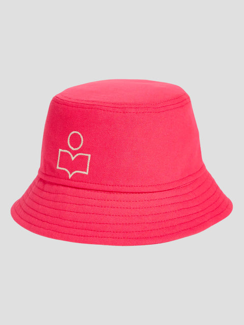 Haley Pink Nylon Reversible Bucket Hat,Isabel Marant,- Fivestory New York