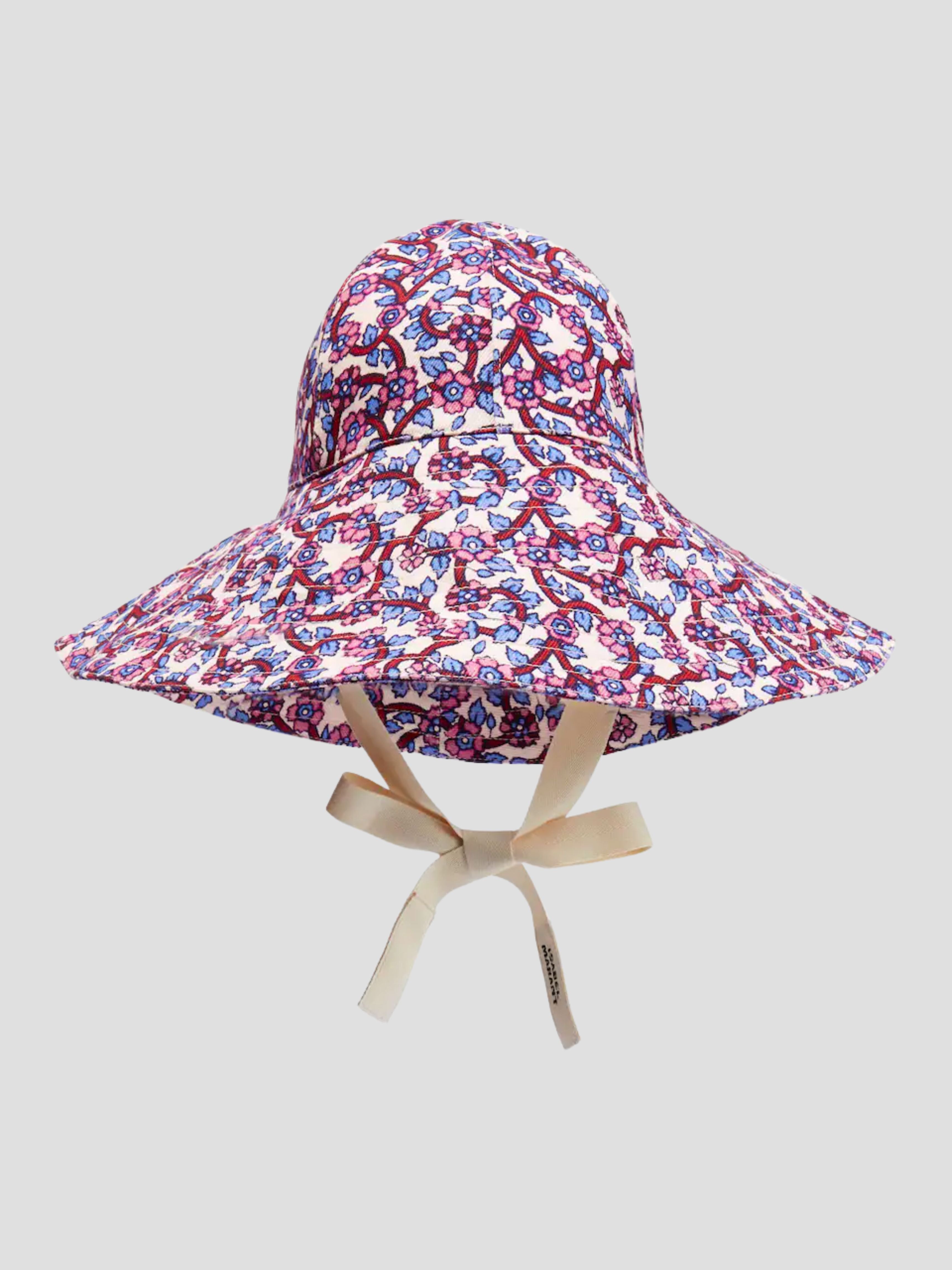 New York Embroidered Purple Canvas Bucket Hat - Assembly New York