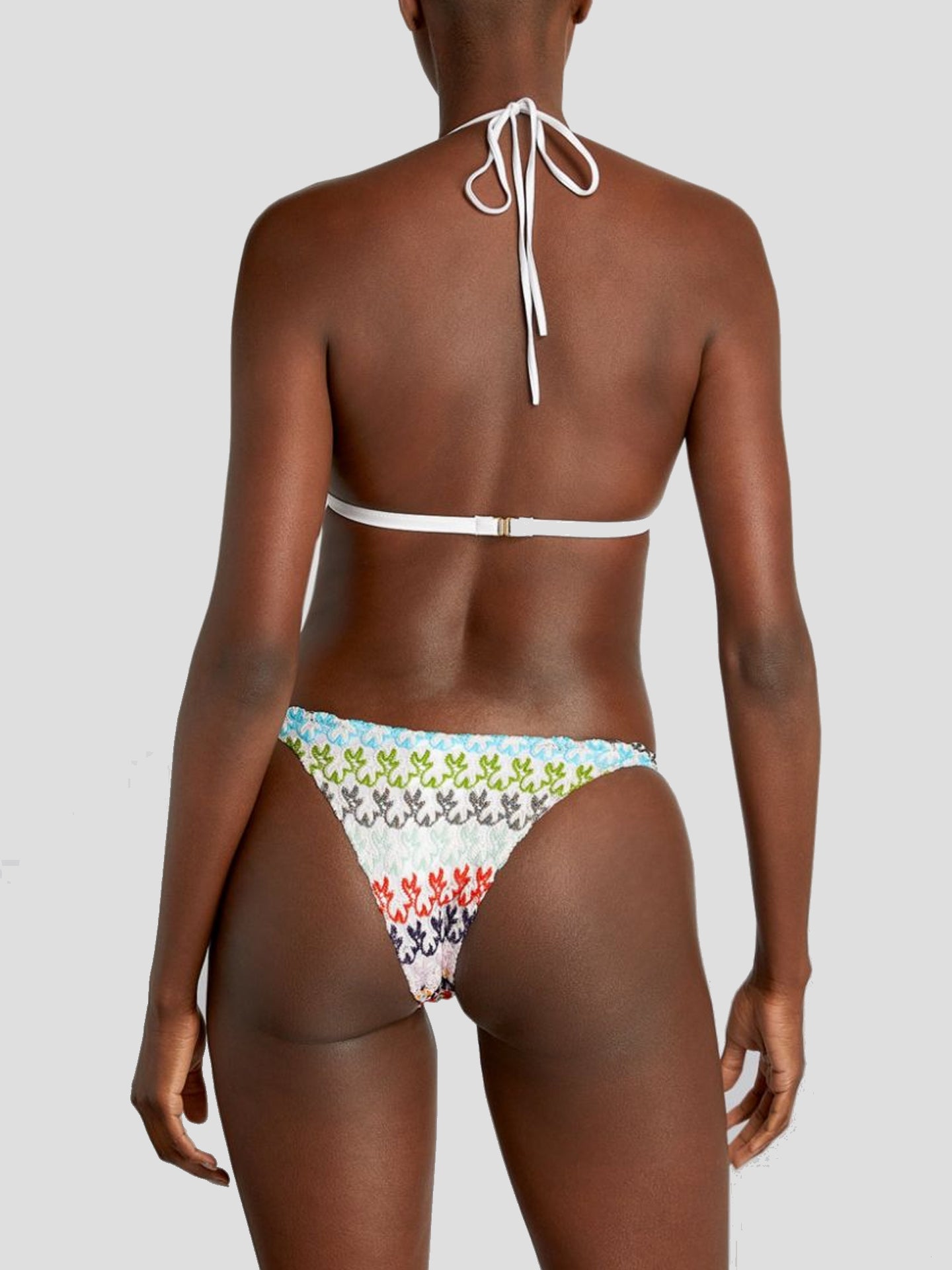 Paisley Beaded Triangle Bikini Set
