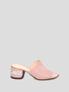 Crystal Dusty Pink Leather Mule,Nicholas Kirkwood,- Fivestory New York